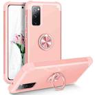 For Samsung Galaxy S20 FE L2 Rotating Ring Holder Magnetic Phone Case(Rose Gold) - 1