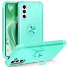 For Samsung Galaxy S21 5G L2 Rotating Ring Holder Magnetic Phone Case(Mint Green) - 1