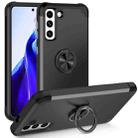 For Samsung Galaxy S21+ 5G L2 Rotating Ring Holder Magnetic Phone Case(Black) - 1