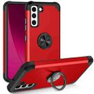 For Samsung Galaxy S22 5G L2 Rotating Ring Holder Magnetic Phone Case(Red) - 1