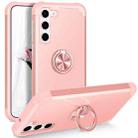 For Samsung Galaxy S23 5G L2 Rotating Ring Holder Magnetic Phone Case(Rose Gold) - 1