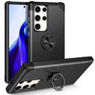 For Samsung Galaxy S23 Ultra 5G L2 Rotating Ring Holder Magnetic Phone Case(Black) - 1