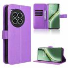 For OnePlus Ace 3 Pro Diamond Texture Leather Phone Case(Purple) - 1