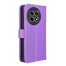 For OnePlus Ace 5 5G / 5 Pro 5G / 13R 5G Diamond Texture Leather Phone Case(Purple) - 3