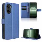 For OnePlus Ace 5 Racing 5G Diamond Texture Leather Phone Case(Blue) - 1