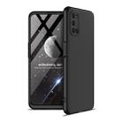 For Oppo A52 / A72 / A92 GKK Three Stage Splicing Full Coverage PC Protective Case(Black) - 1