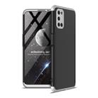 For Oppo A52 / A72 / A92 GKK Three Stage Splicing Full Coverage PC Protective Case(Black Silver) - 1