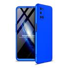 For Oppo A52 / A72 / A92 GKK Three Stage Splicing Full Coverage PC Protective Case(Blue) - 1