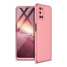 For Oppo A52 / A72 / A92 GKK Three Stage Splicing Full Coverage PC Protective Case(Rose Gold) - 1