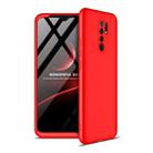 For Xiaomi Redmi 9 GKK Three Stage Splicing Full Coverage PC Protective Case(Red) - 1
