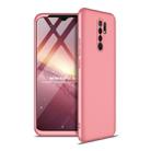 For Xiaomi Redmi 9 GKK Three Stage Splicing Full Coverage PC Protective Case(Rose Gold) - 1