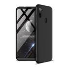 For Samsung Galaxy A11 GKK Three Stage Splicing Full Coverage PC Protective Case(Black) - 1