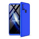 For Samsung Galaxy A21s GKK Three Stage Splicing Full Coverage PC Protective Case(Blue) - 1