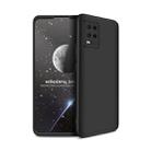 For Xiaomi Mi 10 Lite 5G GKK Three Stage Splicing Full Coverage PC Protective Case(Black) - 1