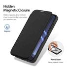 For Samsung Galaxy S25 5G DUX DUCIS Skin X Pro Series Magsafe Ring Holder Leather Phone Case(Black) - 3