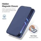 For Samsung Galaxy S25 5G DUX DUCIS Skin X Pro Series Magsafe Ring Holder Leather Phone Case(Blue) - 3