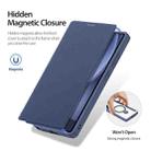 For Samsung Galaxy S25 Ultra 5G DUX DUCIS Skin X Pro Series Magsafe Ring Holder Leather Phone Case(Blue) - 3