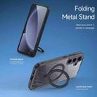 For Samsung Galaxy S25 5G DUX DUCIS Aimo Mag Series MagSafe Ring Holder Frosted Phone Case(Black) - 3