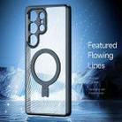 For Samsung Galaxy S25 Ultra 5G DUX DUCIS Aimo Mag Series MagSafe Ring Holder Frosted Phone Case(Black) - 2