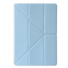 For Lenovo Tab M11 /Xiaoxin Pad 11 2024 Clear Acrylic Deformation Leather Tablet Case(Ice Blue) - 2