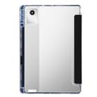 For Lenovo Tab M11 /Xiaoxin Pad 11 2024 Clear Acrylic Deformation Leather Tablet Case(Black) - 3