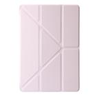 For Lenovo Tab M11 /Xiaoxin Pad 11 2024 Clear Acrylic Deformation Leather Tablet Case(Pink) - 2