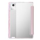 For Lenovo Tab M11 /Xiaoxin Pad 11 2024 Clear Acrylic Deformation Leather Tablet Case(Pink) - 3
