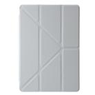 For Lenovo Tab M11 /Xiaoxin Pad 11 2024 Clear Acrylic Deformation Leather Tablet Case(Grey) - 2