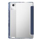 For Lenovo Tab M11 /Xiaoxin Pad 11 2024 Clear Acrylic Deformation Leather Tablet Case(Lavender) - 3