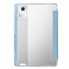 For Lenovo Xiaoxin Pad 11 2025 Clear Acrylic Deformation Leather Tablet Case(Ice Blue) - 3