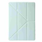 For Lenovo Xiaoxin Pad 11 2025 Clear Acrylic Deformation Leather Tablet Case(Green) - 2