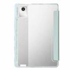 For Lenovo Xiaoxin Pad 11 2025 Clear Acrylic Deformation Leather Tablet Case(Green) - 3