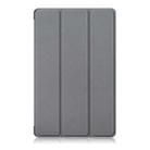 For Honor Pad X9a / X9 Pro Custer Pure Color 3-Fold Leather Tablet Case(Grey) - 2
