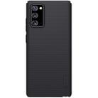 For Samsung Galaxy Note 20 NILLKIN Frosted Concave-convex Texture PC Protective Case(Black) - 1