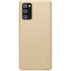 For Samsung Galaxy Note 20 NILLKIN Frosted Concave-convex Texture PC Protective Case(Gold) - 1