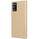 For Samsung Galaxy Note 20 NILLKIN Frosted Concave-convex Texture PC Protective Case(Gold) - 2