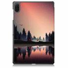 For Honor Pad X8a Custer Painted 3-Fold Leather Tablet Case(Sunset) - 3