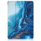 For Honor Pad V9 11.5 Custer Painted 3-Fold Leather Tablet Case(Wave) - 2