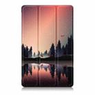 For Honor Pad X9a / X9 Pro Custer Painted 3-Fold Leather Tablet Case(Sunset) - 2