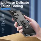 For Samsung Galaxy S24 Ultra 5G Pioneer Armor Heavy Duty PC + TPU Phone Case with Holder(Black) - 2