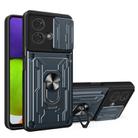 For Motorola Edge 40 Neo 5G Sliding Camshield TPU+PC Phone Case with Card Slot(Grey) - 1