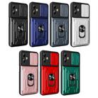 For Motorola Moto G14 Sliding Camshield TPU+PC Phone Case with Card Slot(Blue) - 2