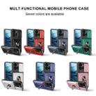 For Motorola Edge 50 Neo / Moto S50 Sliding Camshield TPU+PC Phone Case with Card Slot(White) - 2