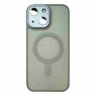 For iPhone 15 Skin Feel MagSafe Phone Case with Lens Film(Primary Color) - 1