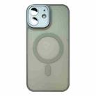 For iPhone 12 Skin Feel MagSafe Phone Case with Lens Film(Primary Color) - 1