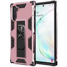 For Samsung Galaxy Note10 Soldier Armor Shockproof TPU + PC Magnetic Protective Case with Holder(Rose Gold) - 1