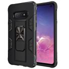 For Samsung Galaxy S10e Soldier Armor Shockproof TPU + PC Magnetic Protective Case with Holder(Black) - 1