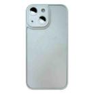 For iPhone 14 Skin Feel Phone Case with Lens Film(White) - 1