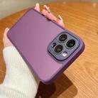 For iPhone 13 Skin Feel Phone Case with Lens Film(Purple) - 3