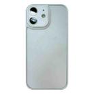 For iPhone 12 Skin Feel Phone Case with Lens Film(White) - 1